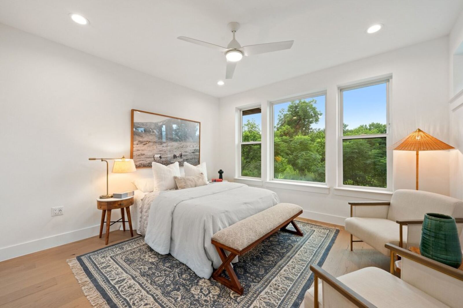 Bedroom with natural light